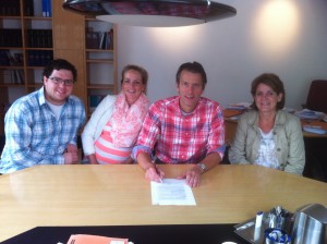 Stichting Wedstrijdjudo ondertekening